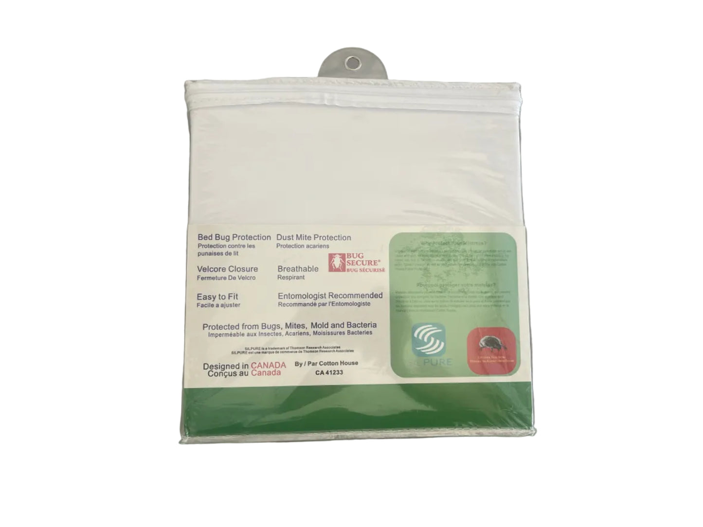 Surmatelas Healthguard/Bedbug pour lit simple/double XL