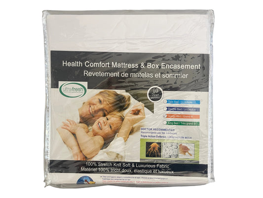 Surmatelas Queen/Double Healthguard/Anti-punaises de lit