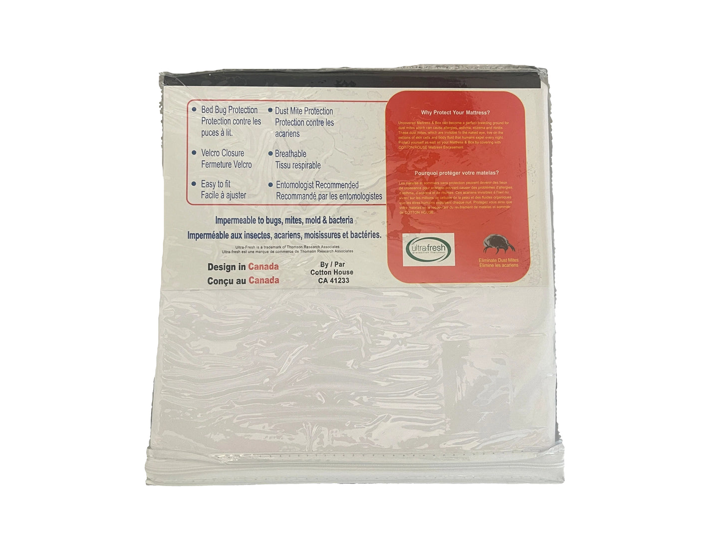 Surmatelas Queen/Double Healthguard/Anti-punaises de lit